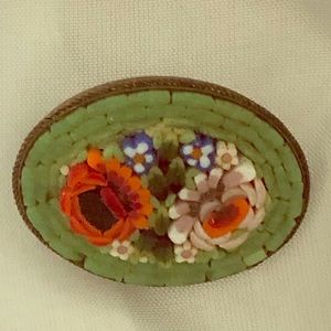 Cloisonné brooch